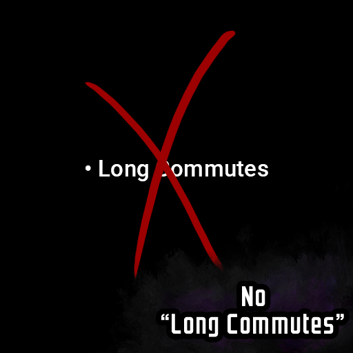 No ‘Long Commutes’ — screenshot 1