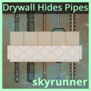 Drywall Hides Pipes