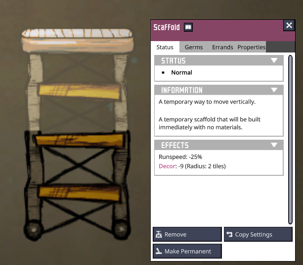 Scaffolds / 脚手架 — screenshot 2