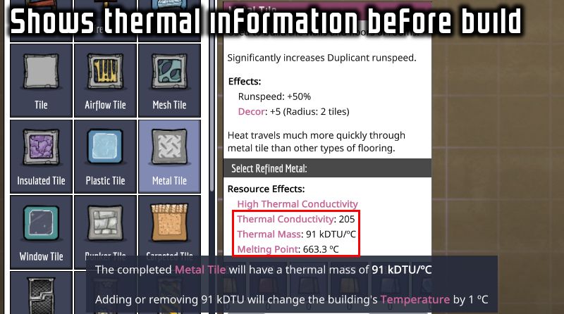 Thermal Tooltips — screenshot 2