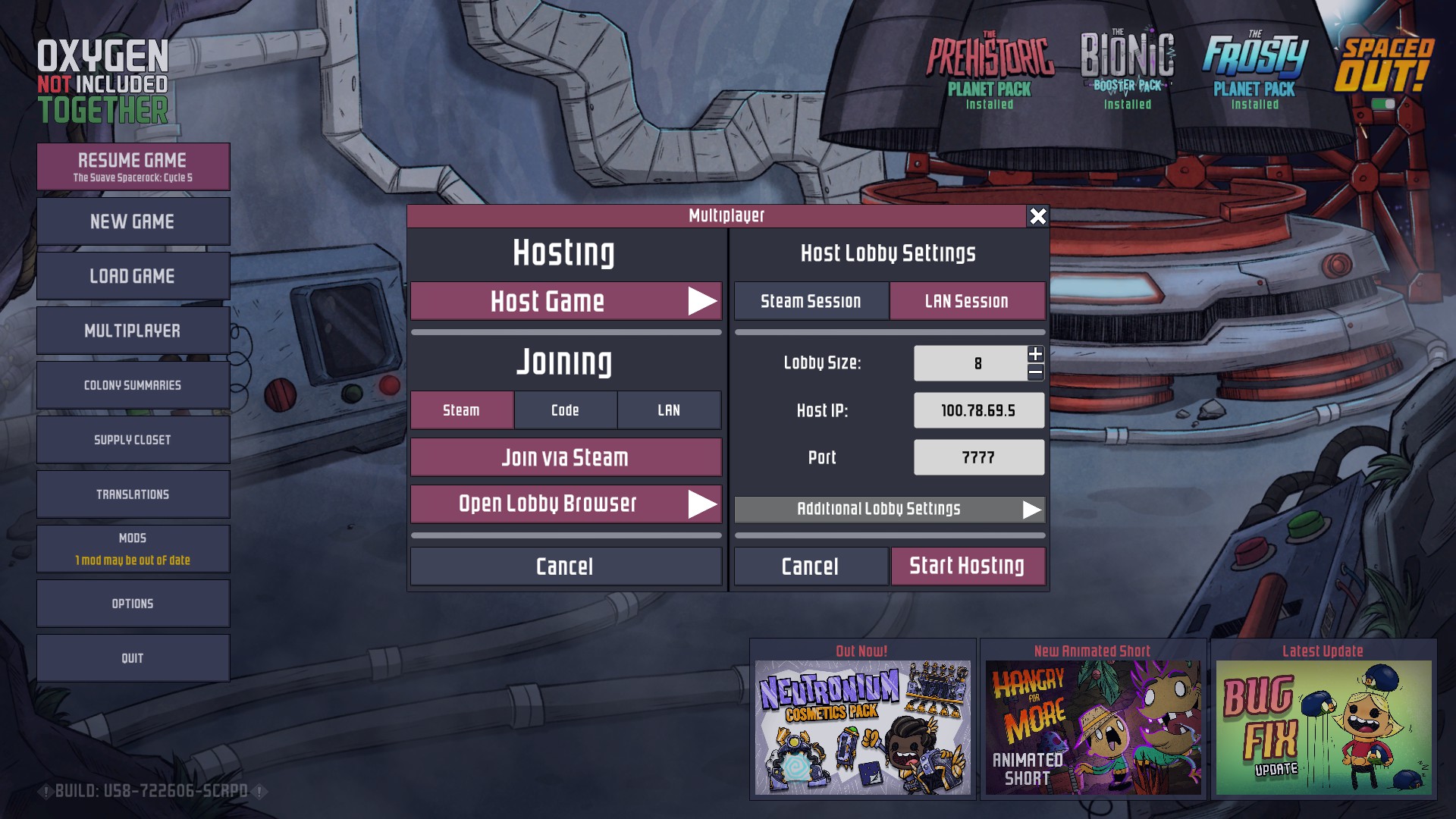 ONI Together: A Multiplayer Mod — screenshot 9