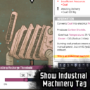 Show Industrial Machinery Tag