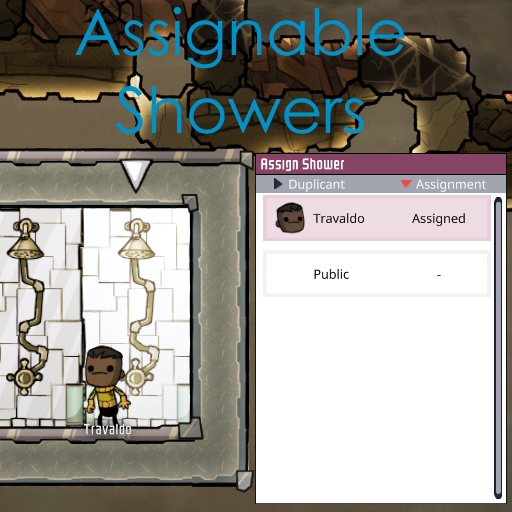 Assignable Showers — screenshot 1