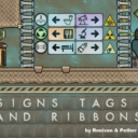 [Vanilla + DLC] Signs, Tags and Ribbons