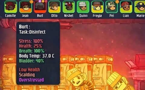 Duplicant Status Bar