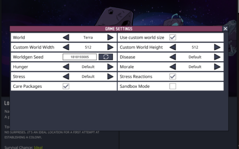 Custom World Size – Outdated