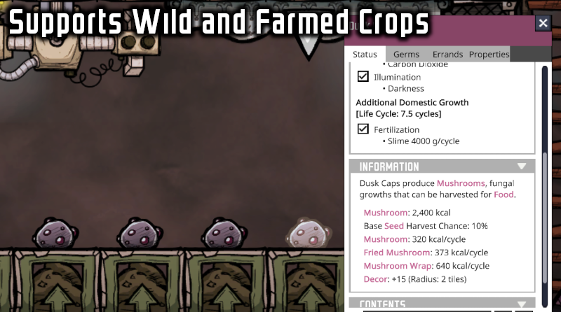 Food Supply Tooltips — screenshot 1