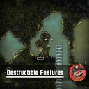 Destructible Features (Geysers & Volcanoes)