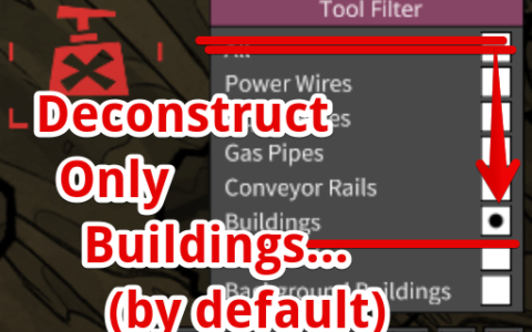 Deconstruct Only Buildings