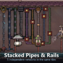 Stacked Pipes & Rails