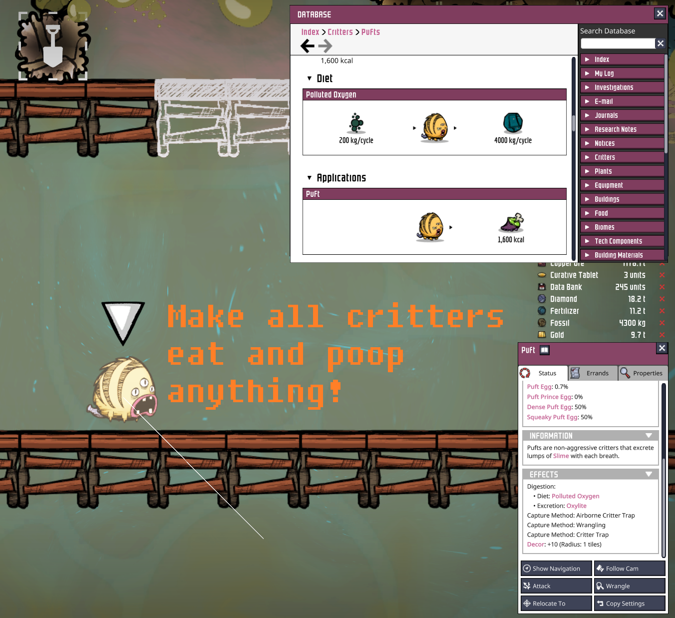 Critter Diet Mod — screenshot 1