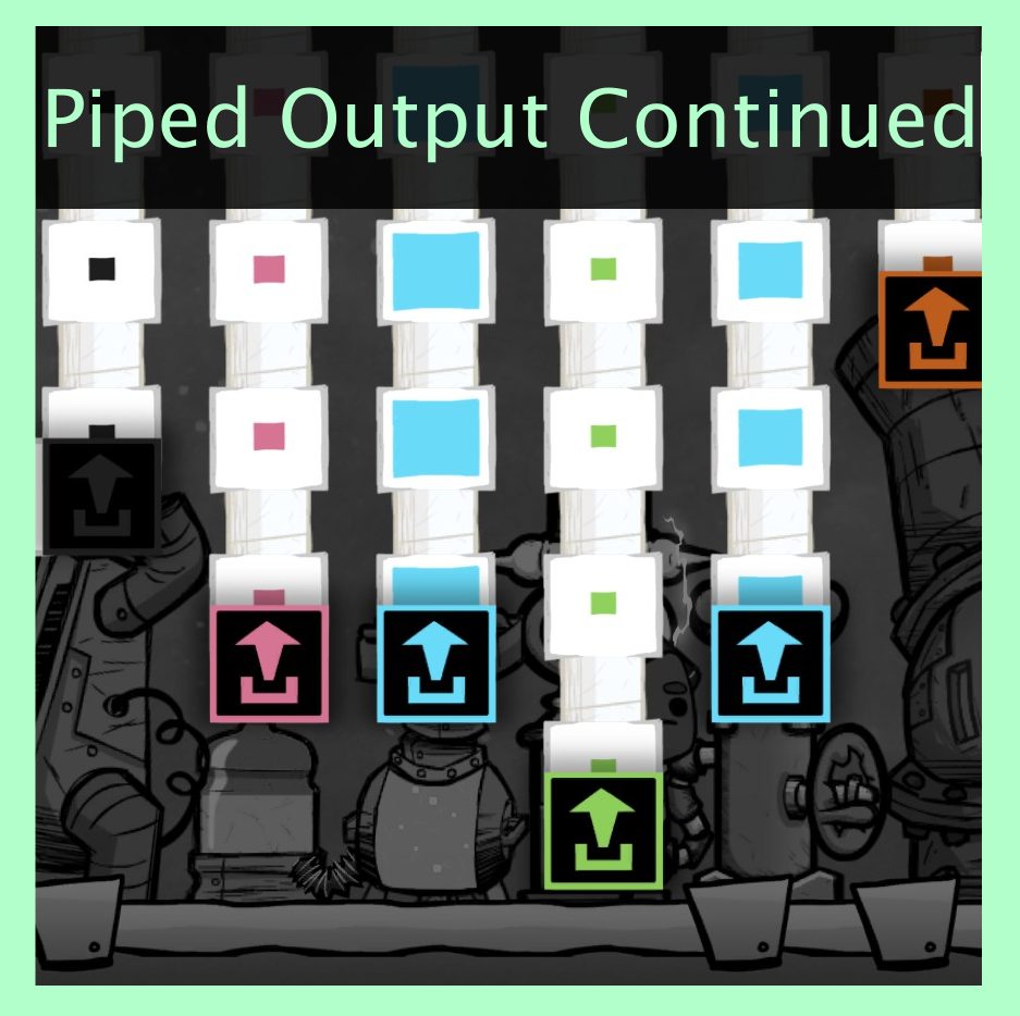 Piped Output Continued — screenshot 1