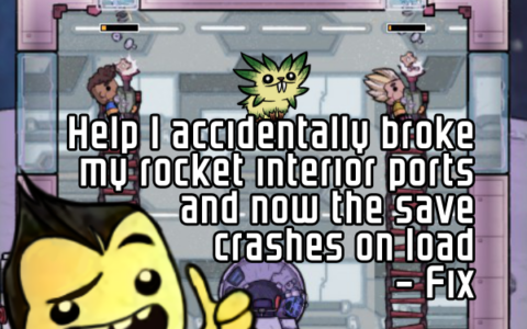 Help I accidentally broke my rocket interior ports and now the save crashes on load – Fix