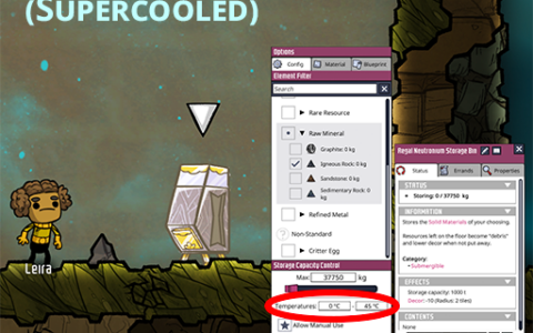 Delivery Temperature Limit (Supercooled)