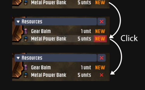 Pinned Resource Row