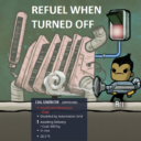 Refuel Turned-Off Generators