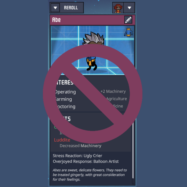 No Conflicting Traits — screenshot 1