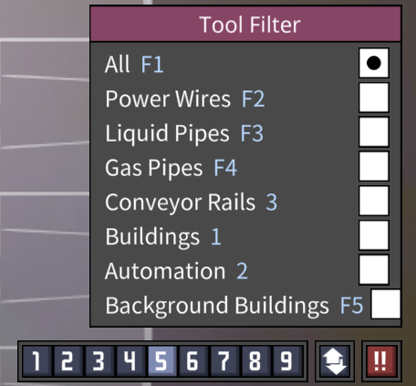 Tool Filter Hotkeys/工具筛选快捷键 — screenshot 5
