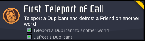 No Teleport Achievement Lockout