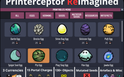 Printerceptor Reimagined + Minnow’s Shop