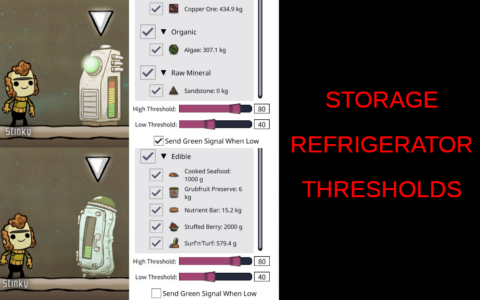 Storage Refrigerator Thresholds