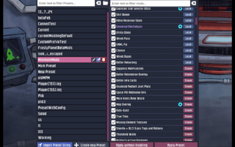 Mod Preset Manager (Light) [MPML]