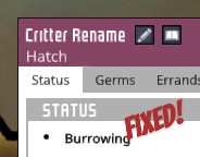 Critter Rename