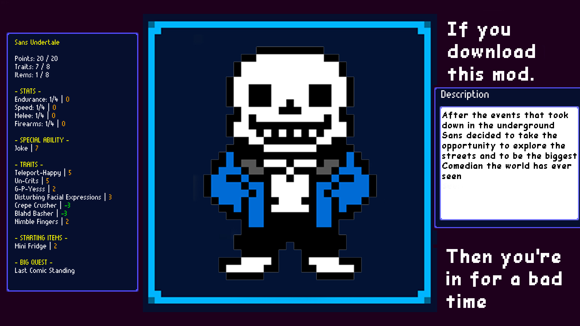 Sans Undertale — screenshot 1