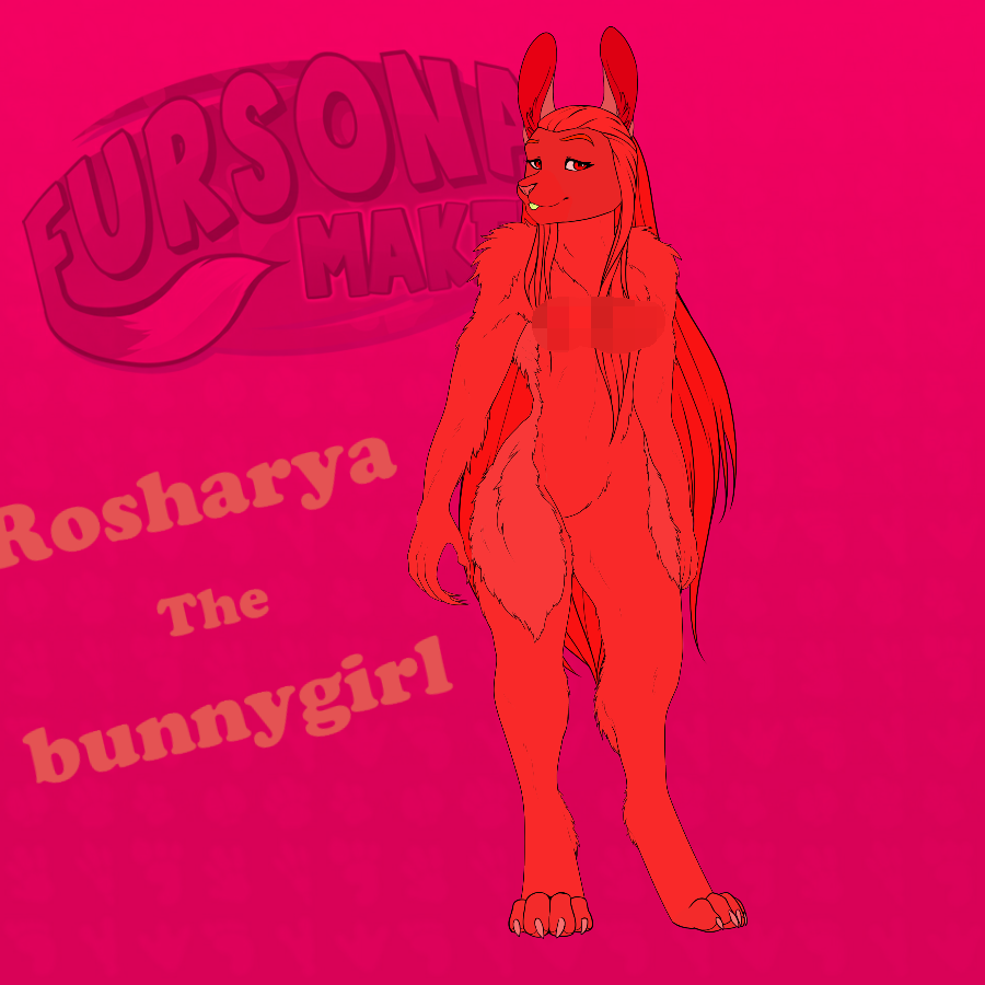 红兔子女孩罗莎亚 red bunny girl Rosharya — screenshot 1
