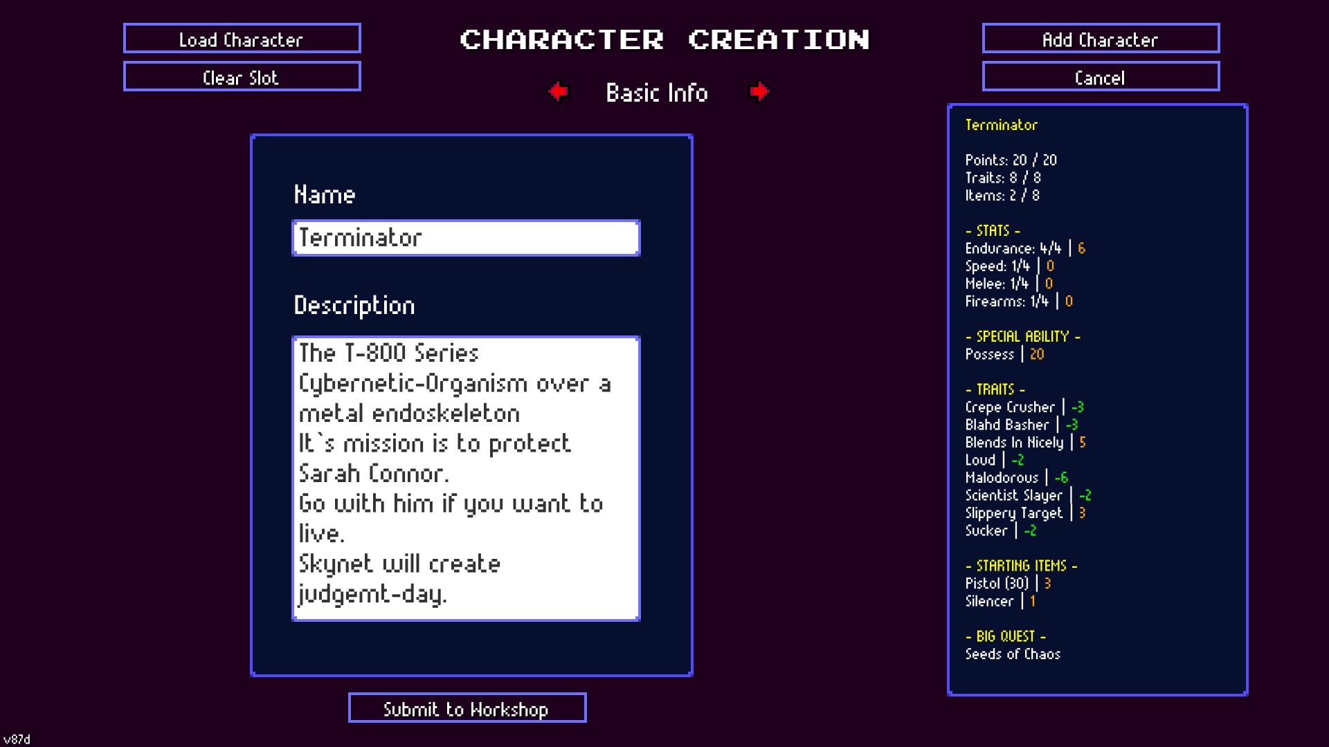 Terminator — screenshot 2