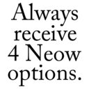 Permanent Neow Options
