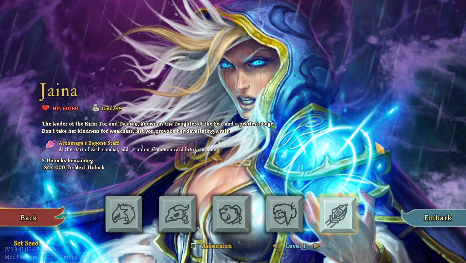 Hearthstone Mage the Jaina Mod — screenshot 1