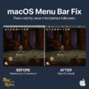 macOS Menu Bar Fix