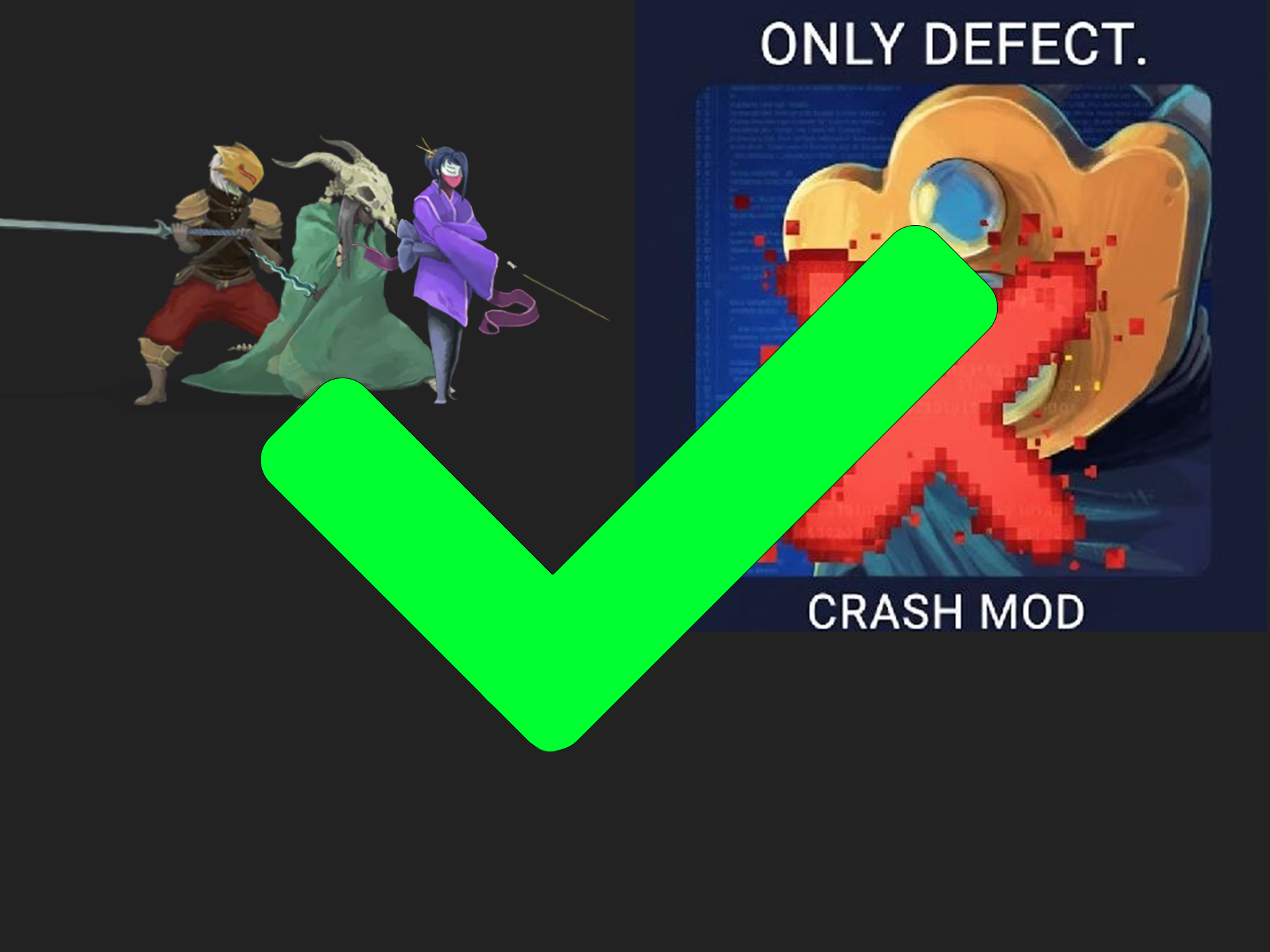 《选择故障机器人以外的角色就闪退》闪退修复 / “Game Crash Unless You Select Defect” Crash Fix — screenshot 1