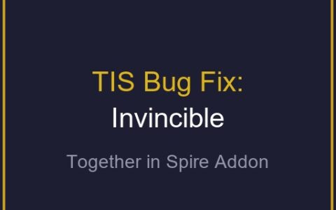 TIS Bug Fix: Invincible / TIS限伤修复