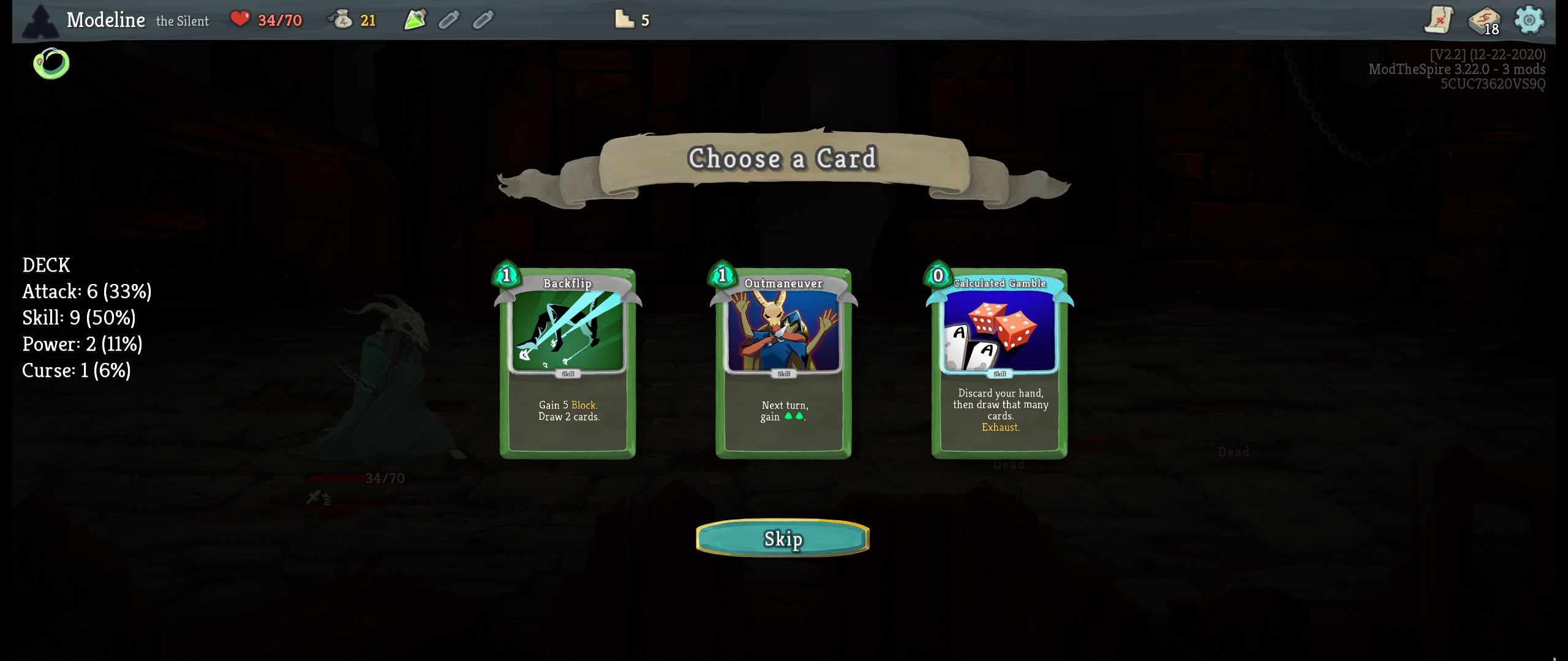 Show Card Type Counts — screenshot 1