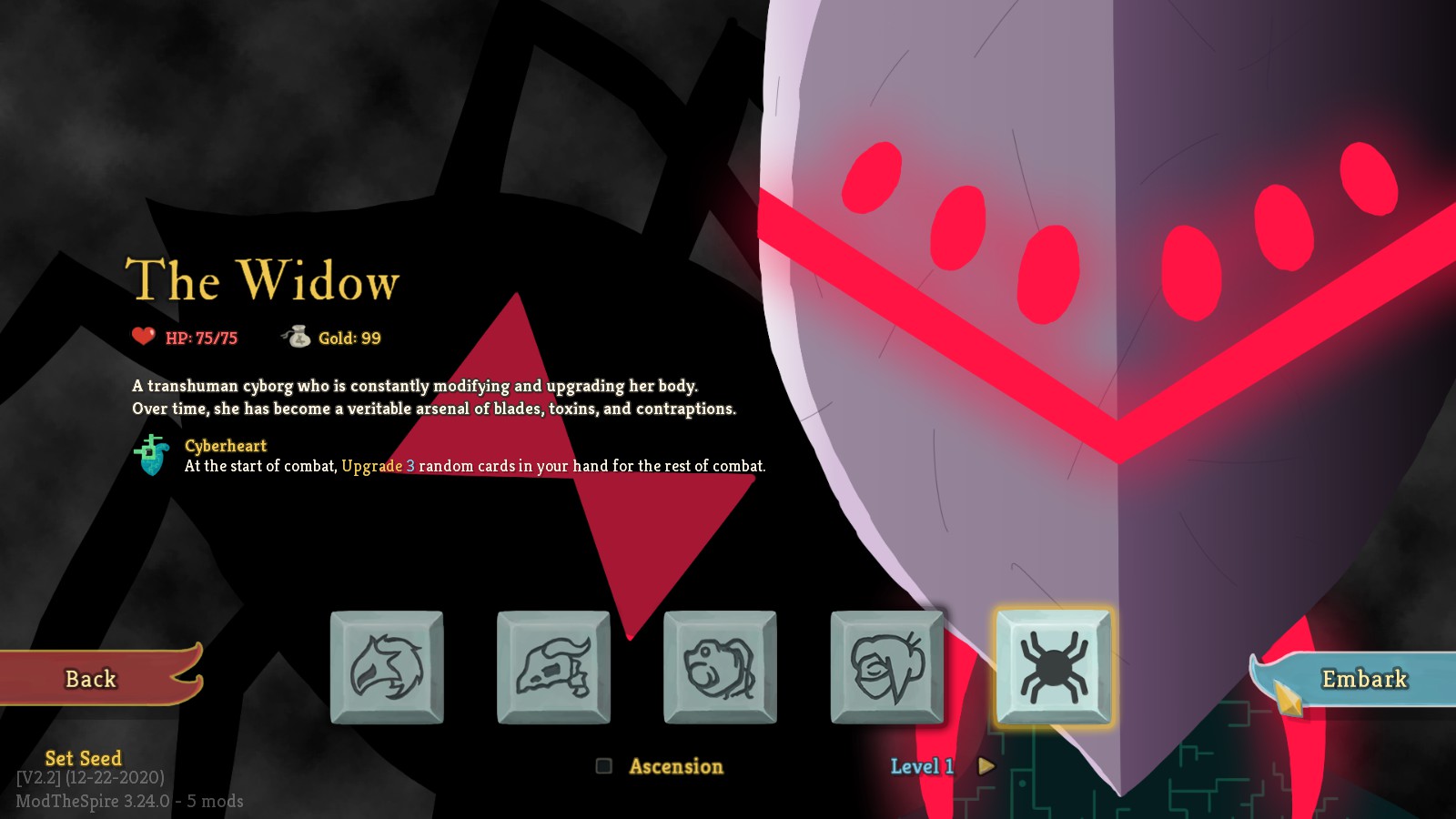 The Widow — screenshot 1