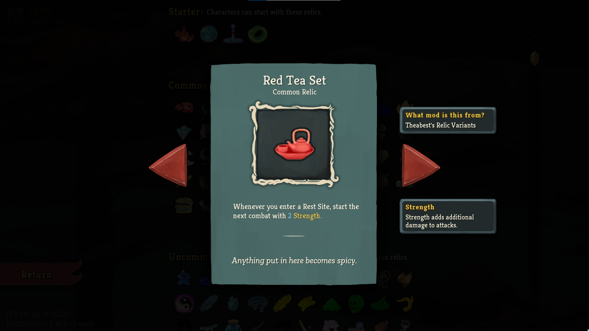Theabest’s Relic Variants — screenshot 4