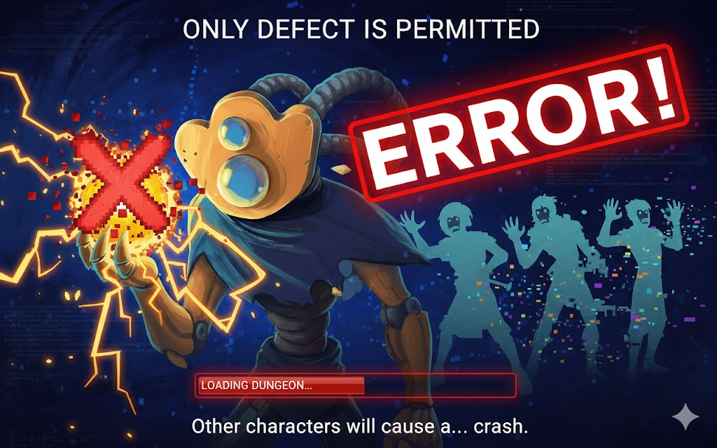 Game Crash Unless You Select Defect — screenshot 1