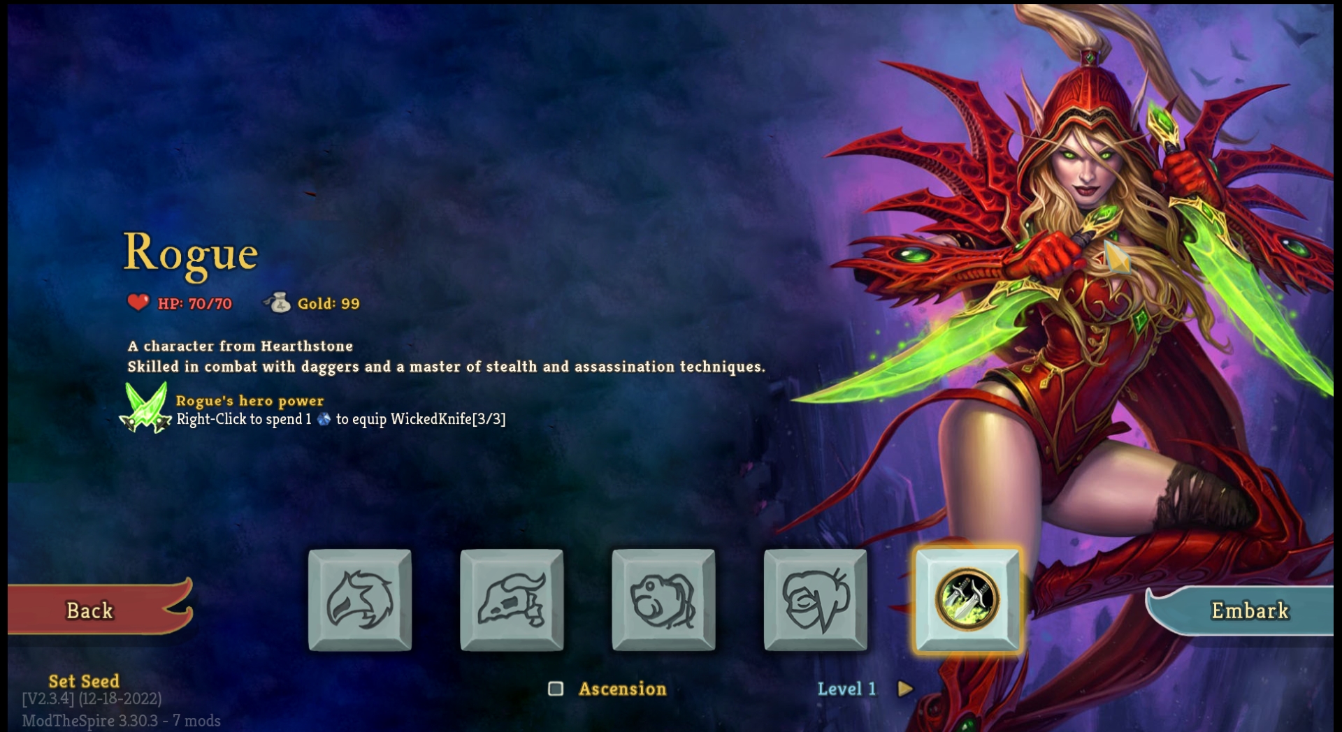 The Hearthstone Rogue — screenshot 1