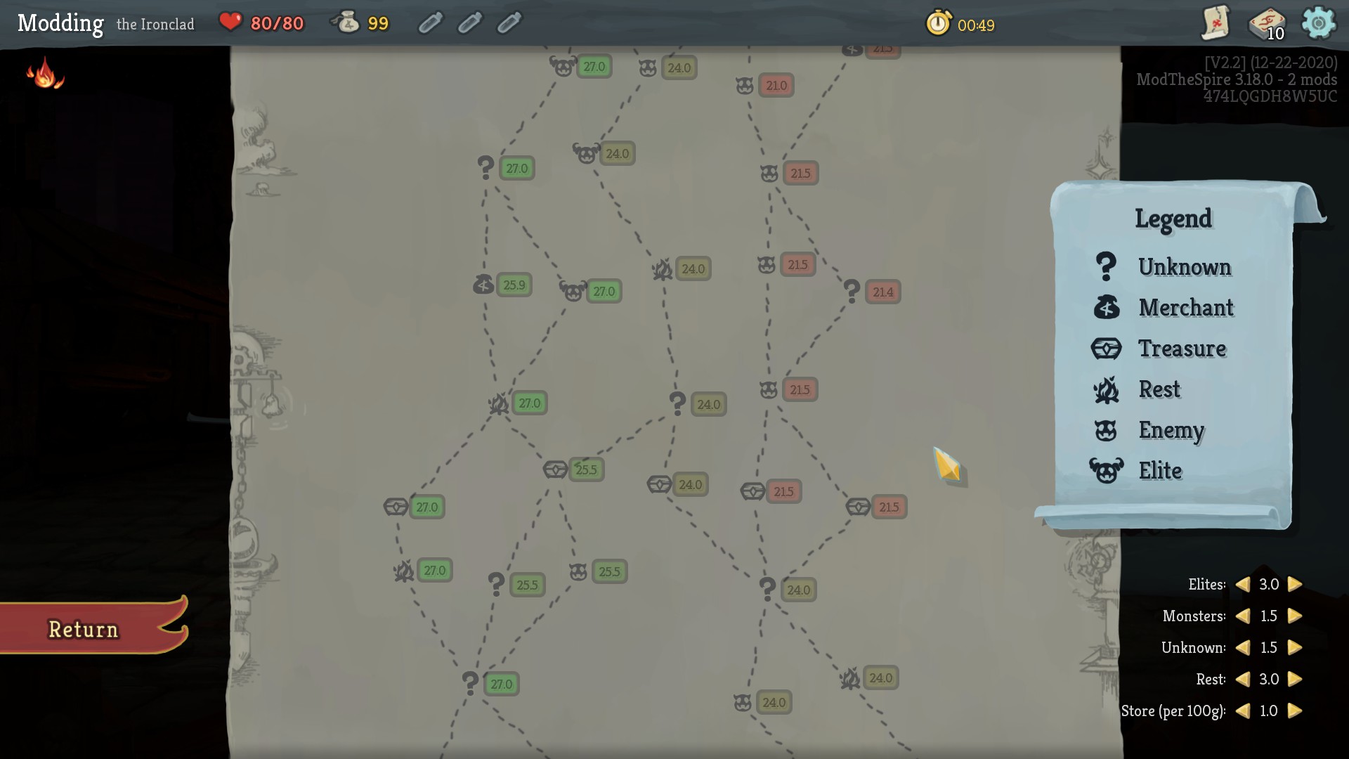 Weighted Paths — screenshot 1