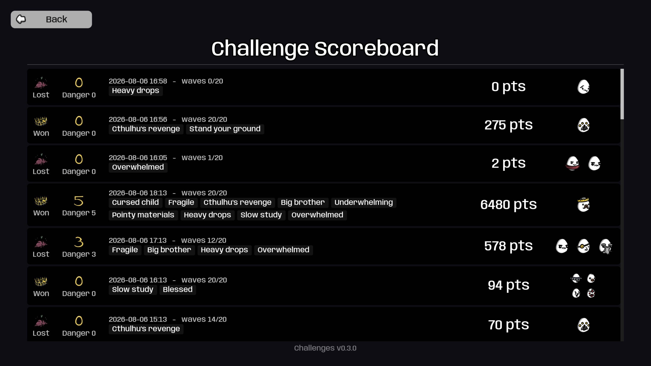 Challenges – Stackable Difficulty Modifiers — screenshot 5