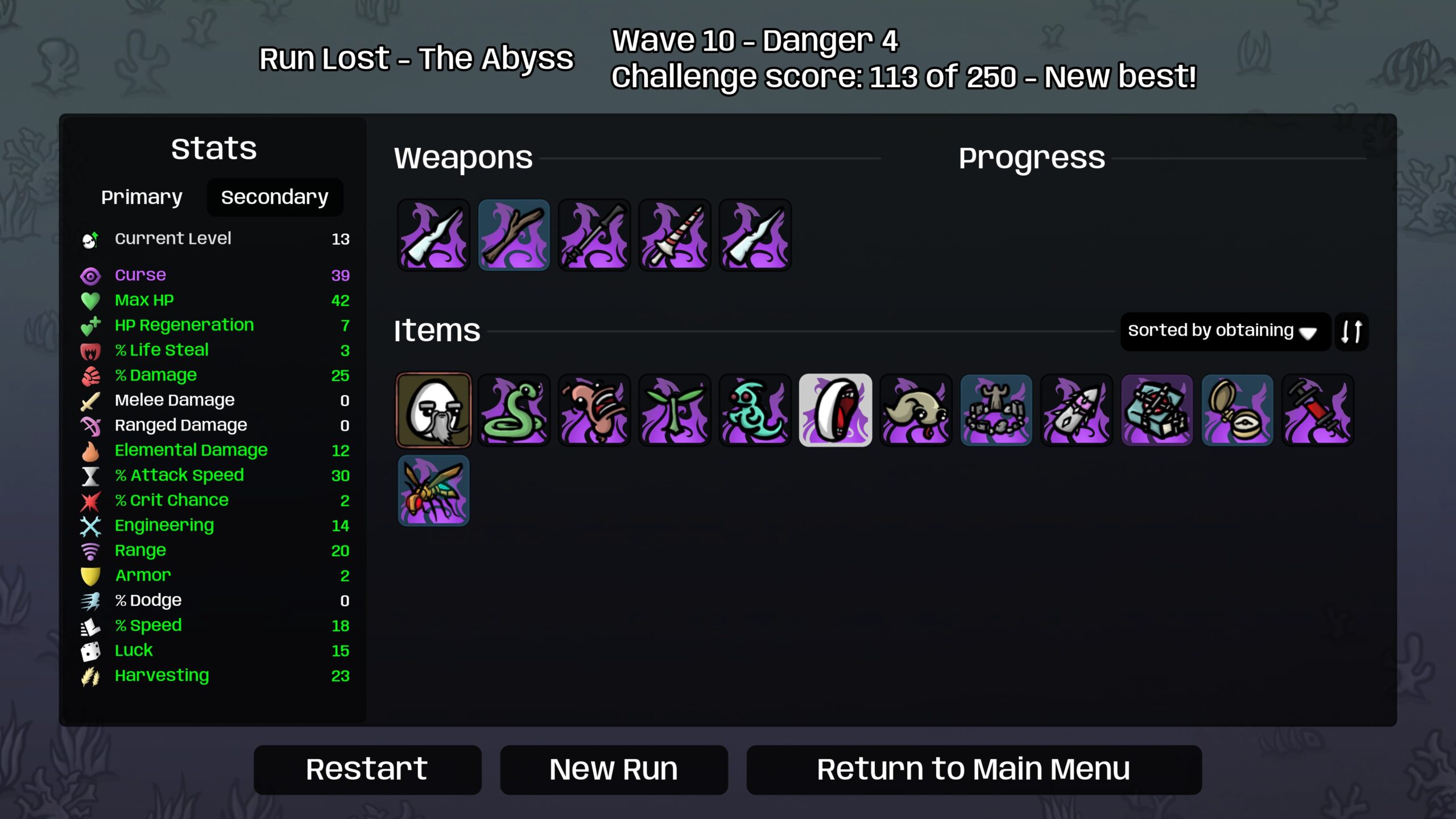 Challenges – Stackable Difficulty Modifiers — screenshot 4