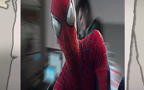 polyester spiderman intro