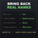 Bring Back Real Names (B42)