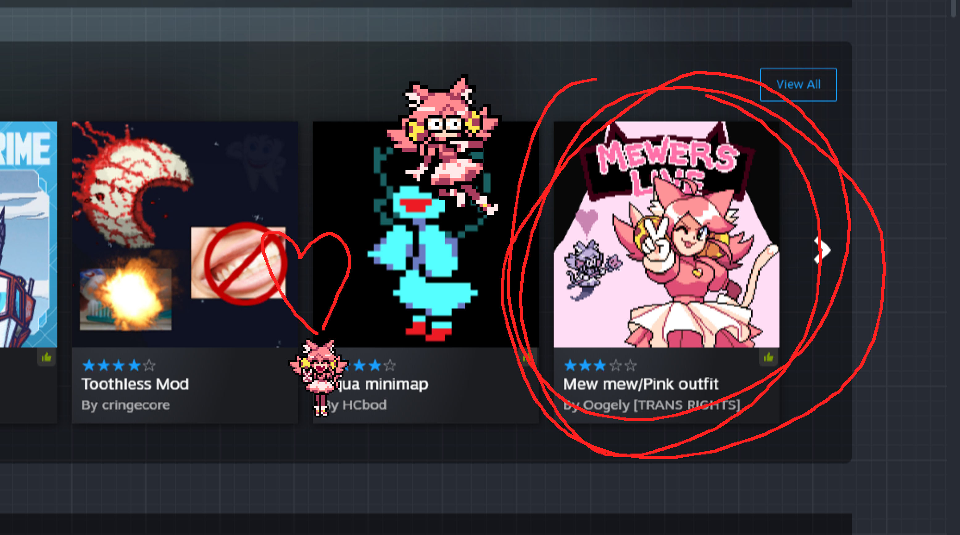 Mew mew/Pink outfit — screenshot 3