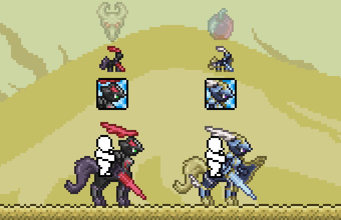 Paladius and Necromus mounts — screenshot 1