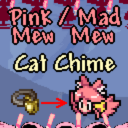 Pink/Mad Mew Mew Cat Chime
