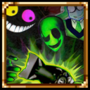 Green Gaster over Cyborg