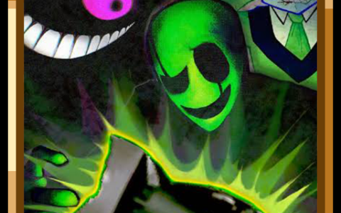 Green Gaster over Cyborg